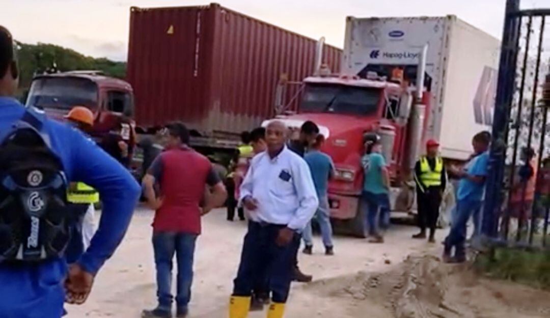 Patio de contenedores ZAL-BROOM en Mamonal está afectando movilidad