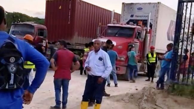 Patio de contenedores ZAL-BROOM en Mamonal está afectando movilidad