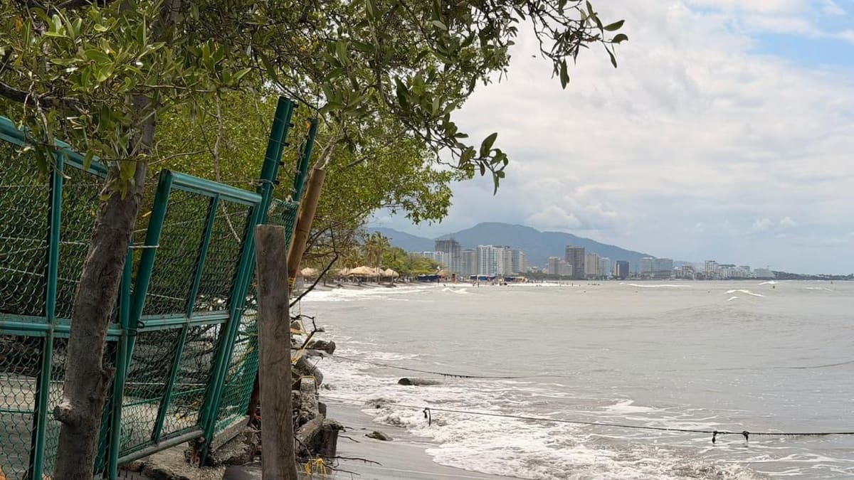 Cierran playas de Cabo Tortuga por emergencia de erosión costera en Santa Marta
