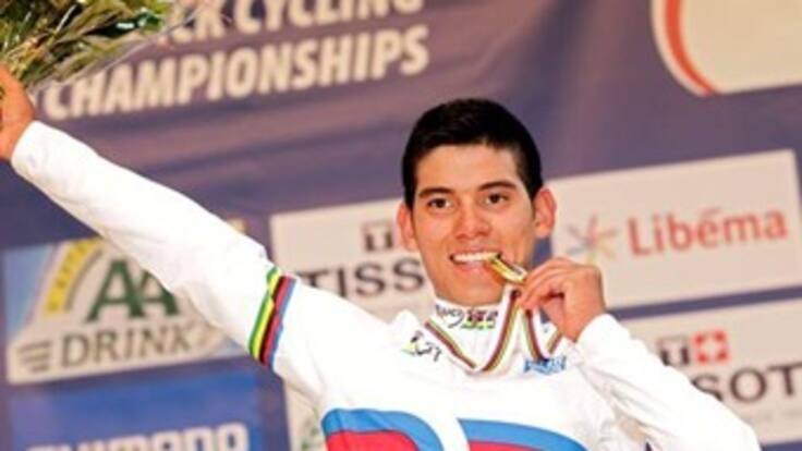 Joven ciclísta colombiano gana oro en el Mundial de Holanda
