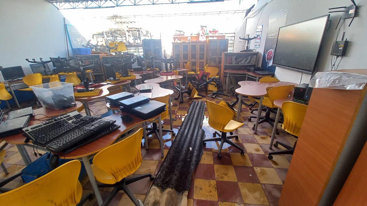 Afectaciones por las lluvias en El Carmen de Viboral. Foto: Cortesía.