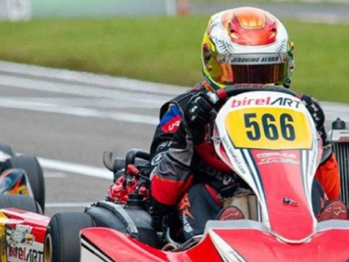 Jerónimo Berrio, el joven piloto que triunfa en los Karts Sudamericanos