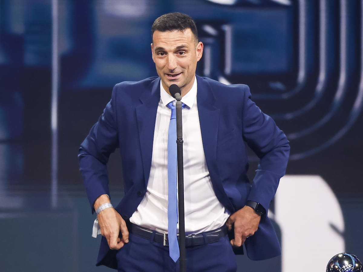 Lionel Scaloni ganó el premio a Mejor Entrenador 2022