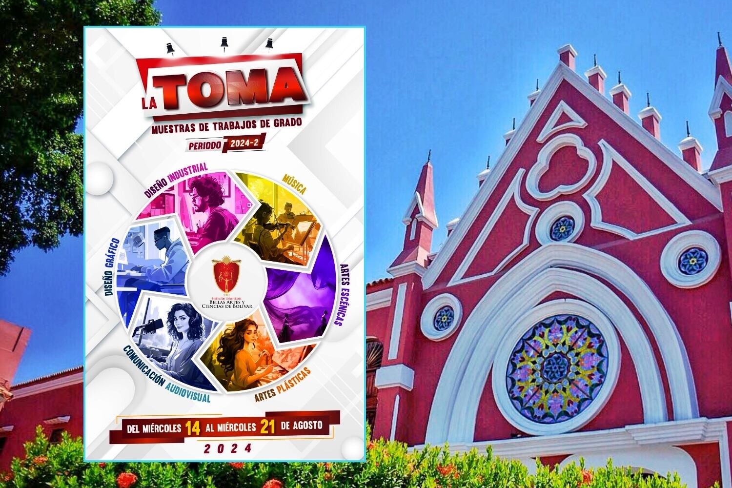 Cartagena bajo “La Toma”, creatividad icon los mejores trabajos de grado en Unibac