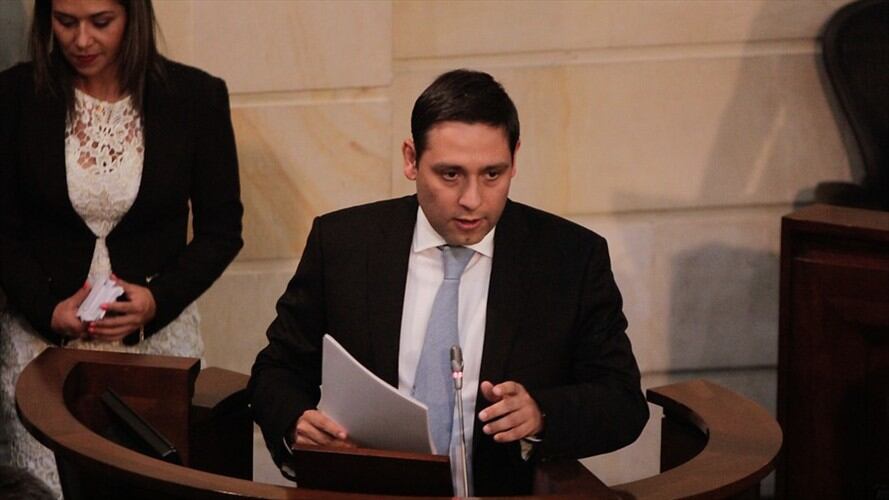 Mauricio Lizcano, nuevo presidente del Senado. Foto: Colprensa