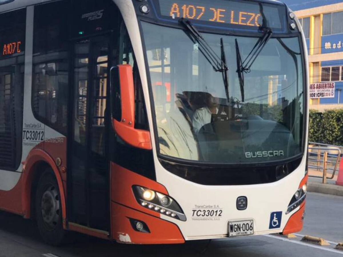 En Cartagena, desde el 1 de enero aplica incremento de tarifa para Trancaribe