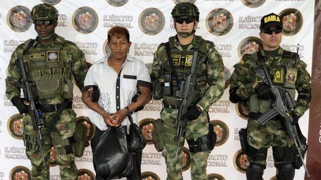 José Bolívar Pilcué debe cumplir la medida de aseguramiento en establecimiento carcelario. Foto: Ejército