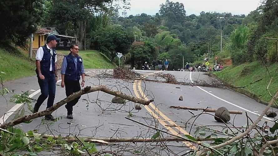 Vía Panamericana. Foto: Colprensa