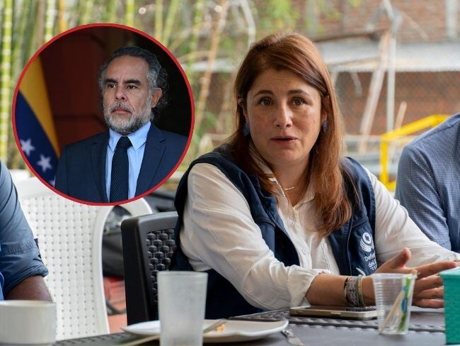 Iris Marín y Armando Benedetti