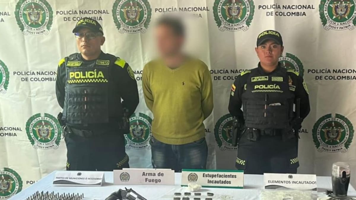 Hombre es capturado en Bogotá con cocina portátil para la fabricación de estupefacientes