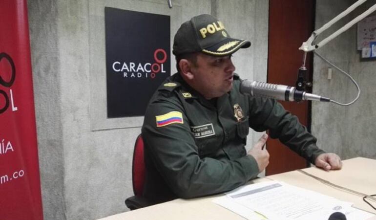 Coronel Javier Barrera, comandante de la policía metropolitana de Cúcuta, 