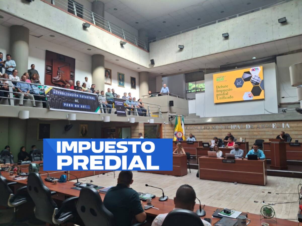 Impuesto predial en Armenia: concejales proponen nuevos alivios ante el incremento y Hacienda responde