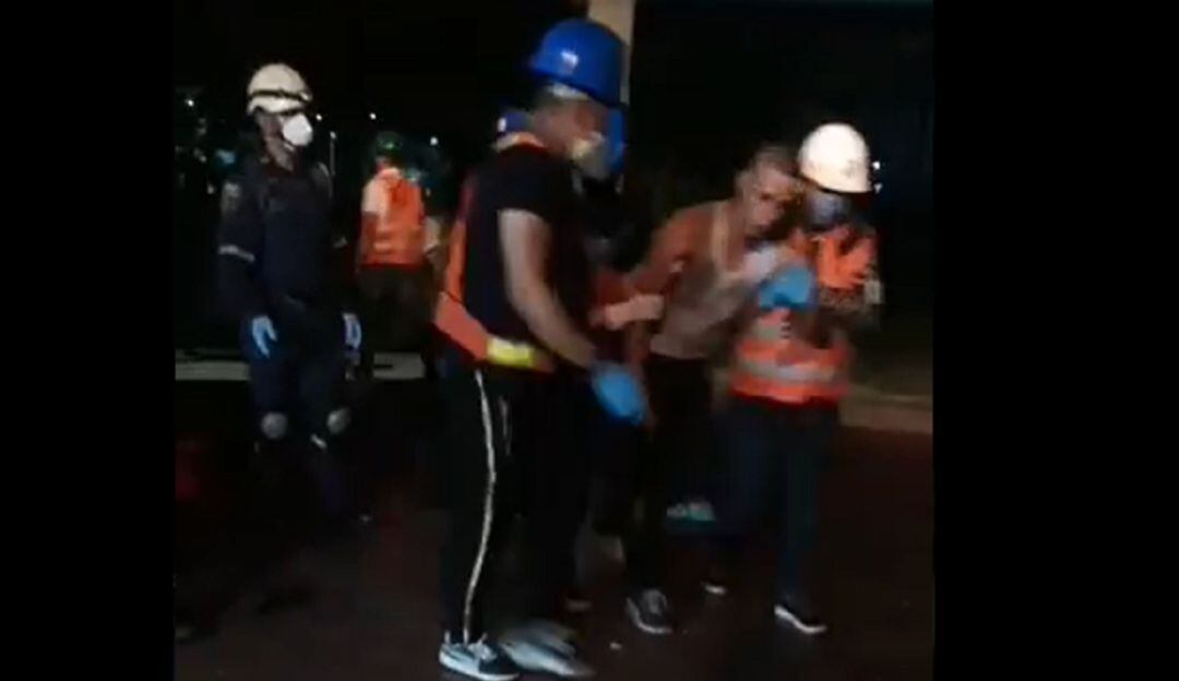 Atención a heridos en Yumbo