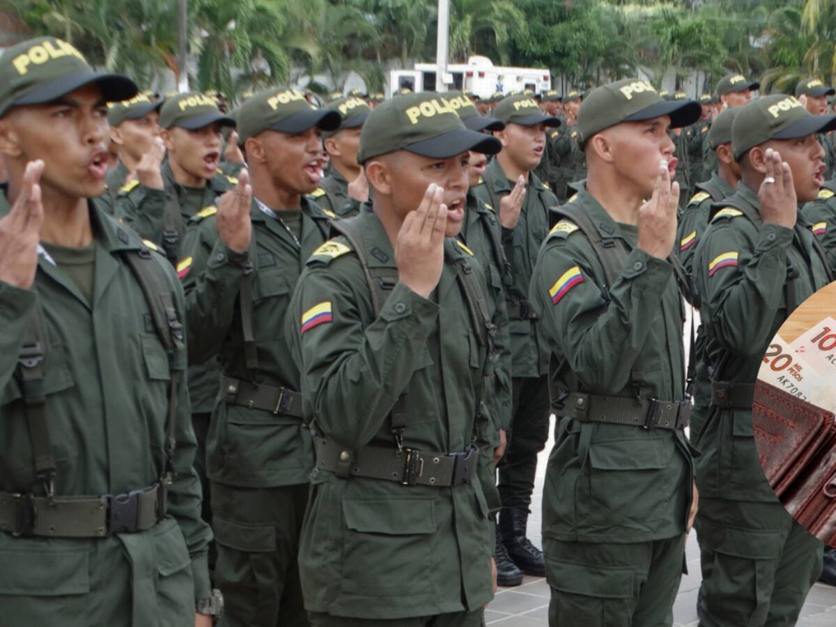 Más de 23.000 auxiliares de Policía recibirán un aumento del 45.9% en su bonificación mensual