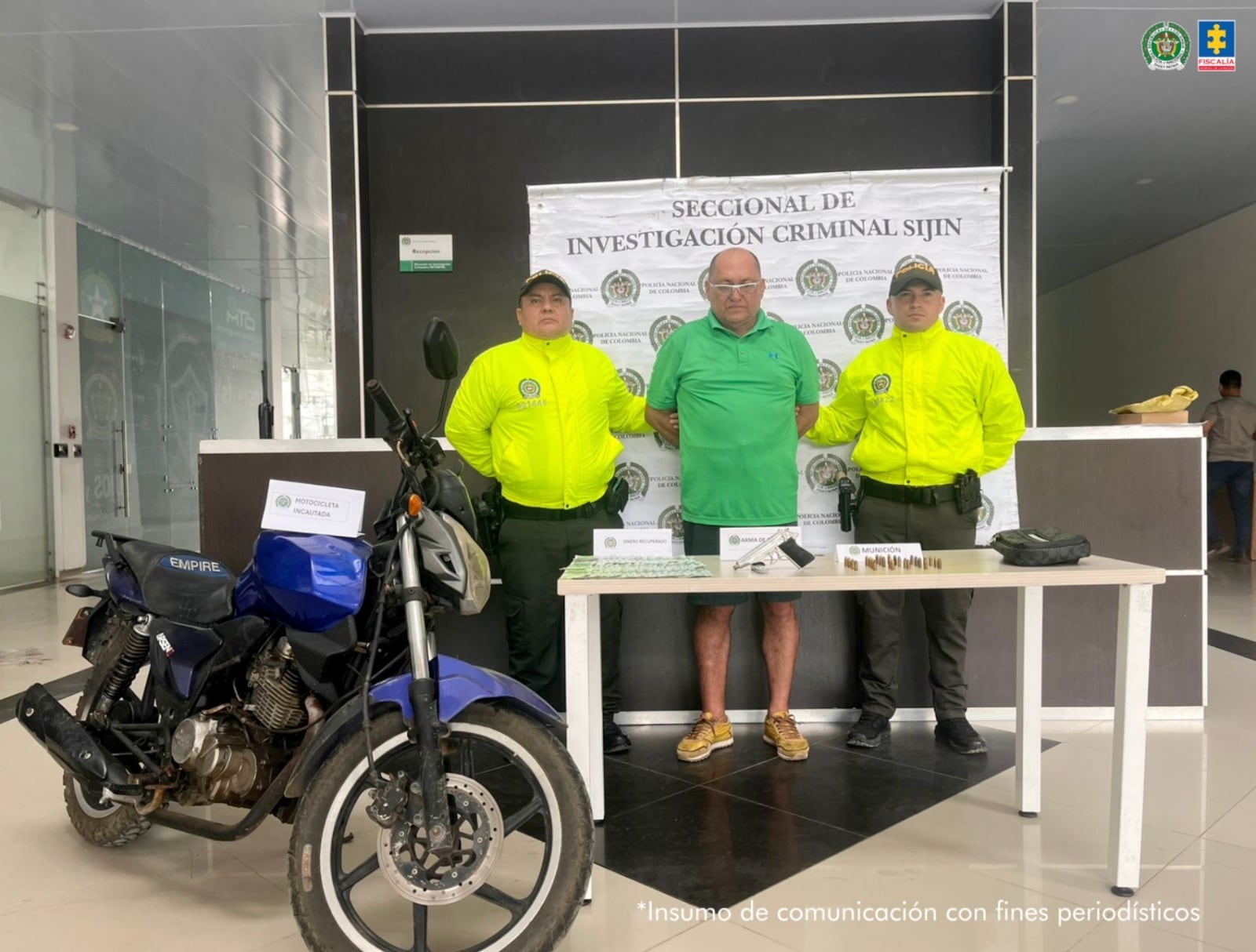 Envían a la cárcel a presunto responsable de millonario hurto en Cúcuta. / Foto: Fiscalía.