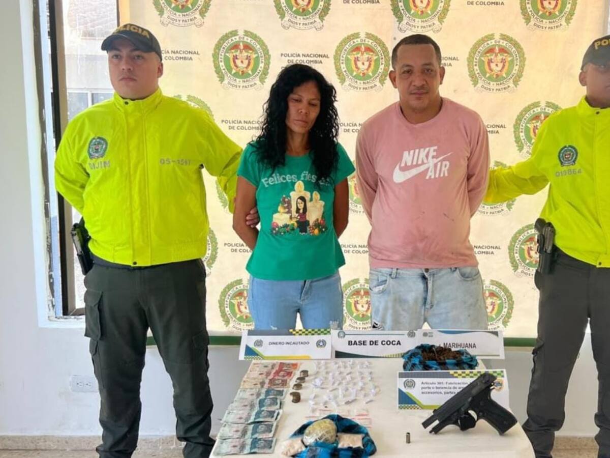 Cayeron ‘El Mocho’ y ‘La Flaca’, presuntos expendedores de droga en Malagana, Bolívar