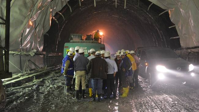 Túnel de La Línea . Foto: Gerardo Nossa/Colprensa