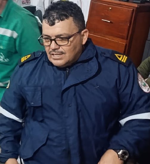Deibi Arboleda comandnate bomberos de Anorí Asesinado- foto bomberos