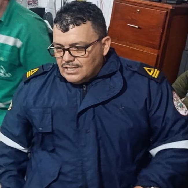 Deibi Arboleda comandnate bomberos de Anorí Asesinado- foto bomberos