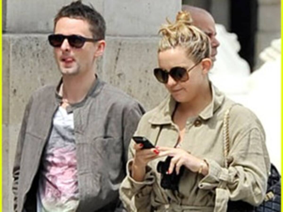 Kate Hudson y Matthew Bellamy esperan un hijo