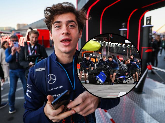 Franco Colapinto se estrelló en la más reciente edición del GP de Las Vegas / Getty Images