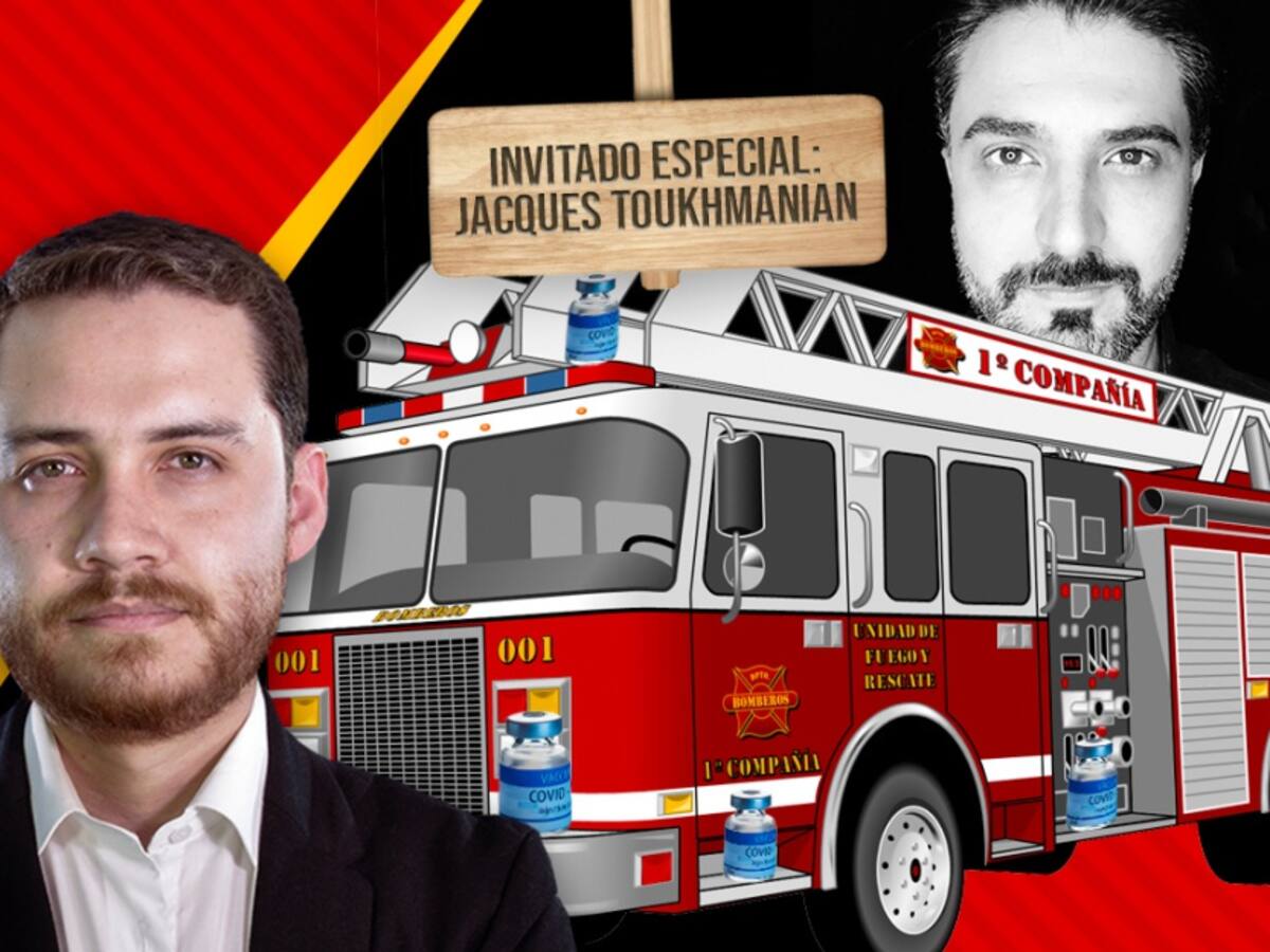 Transmisión de la llegada de la vacuna a Colombia