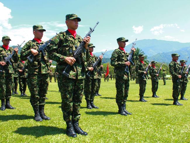 Soldados que prestan su servicio militar en Colombia