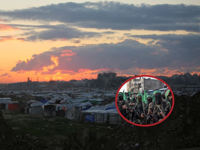 Militantes de Hamás. Foto: Chris McGrathFranja de Gaza. Foto: Hassan Jedi