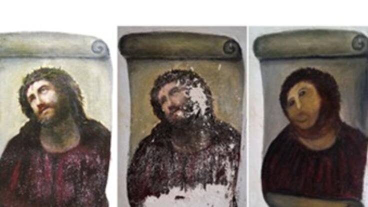 Santuario español empieza a cobrar por ver al Eccehomo desfigurado