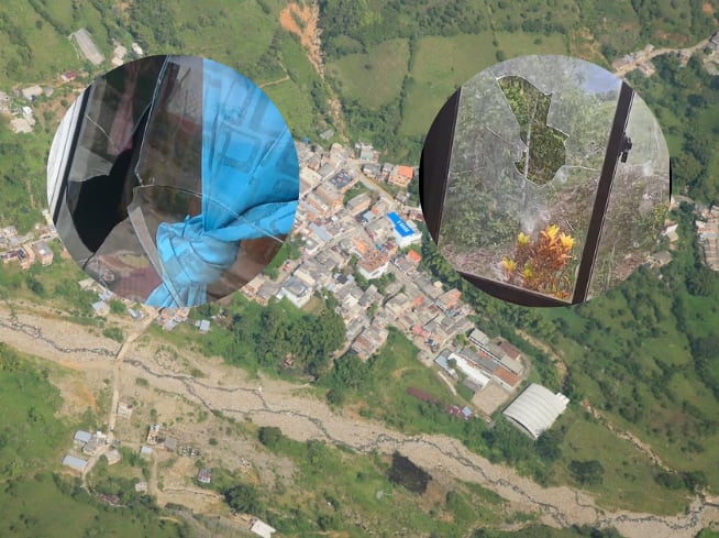 Otro ataque con explosivos a viviendas en Briceño: la reciente en la vereda Guriman.