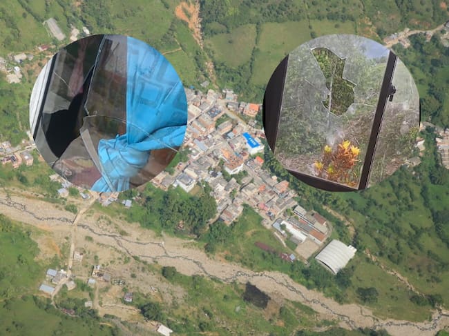 Otro ataque con explosivos a viviendas en Briceño: la reciente en la vereda Guriman.