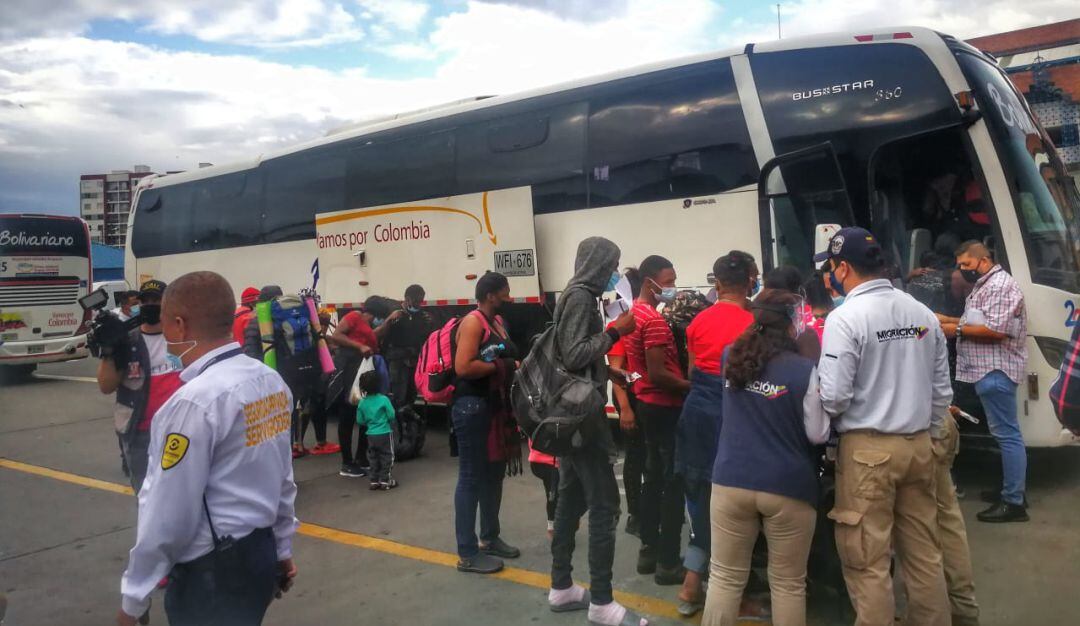 Primer viaje humanitario para haitianos 