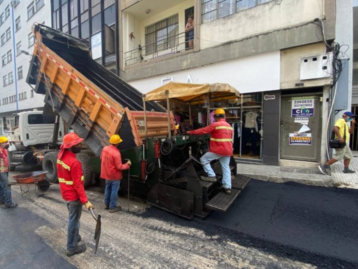 Finalizaron los mantenimientos viales en el centro de Pereira