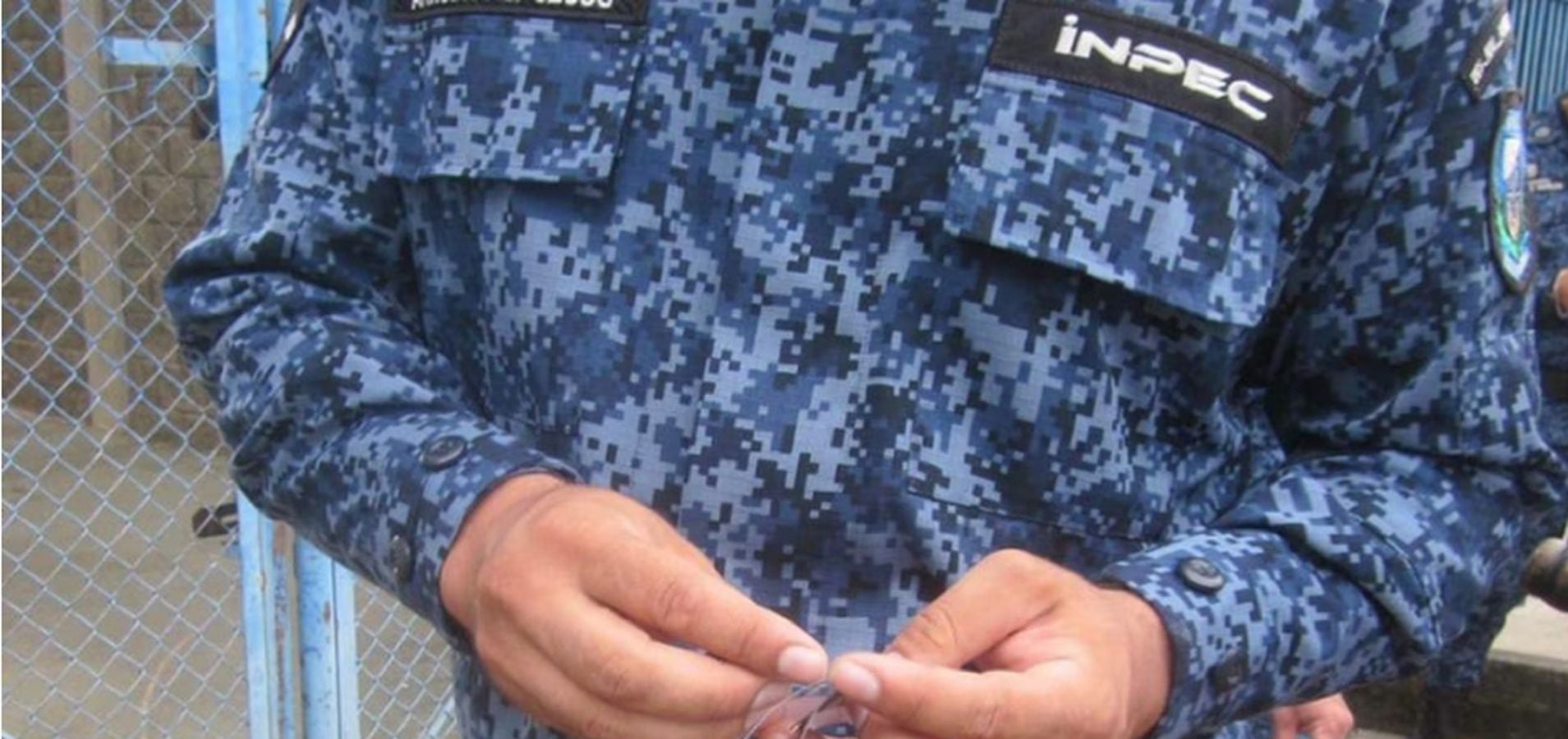 Capturan a dragoneante del INPEC en la cárcel. Foto de referencia