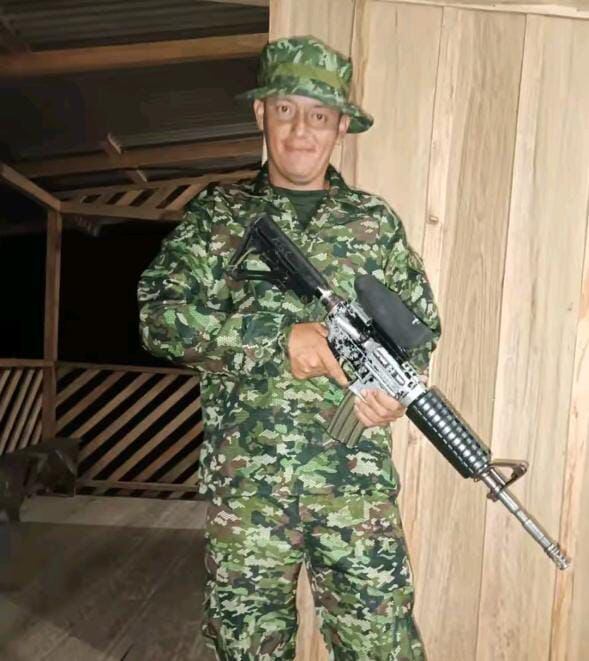 Alias Miguelito, cabecilla del Clan del Golfo, abatido en combates con el Ejército Nacional en Frontino, Antioquia. Foto: Cuarta Brigada.