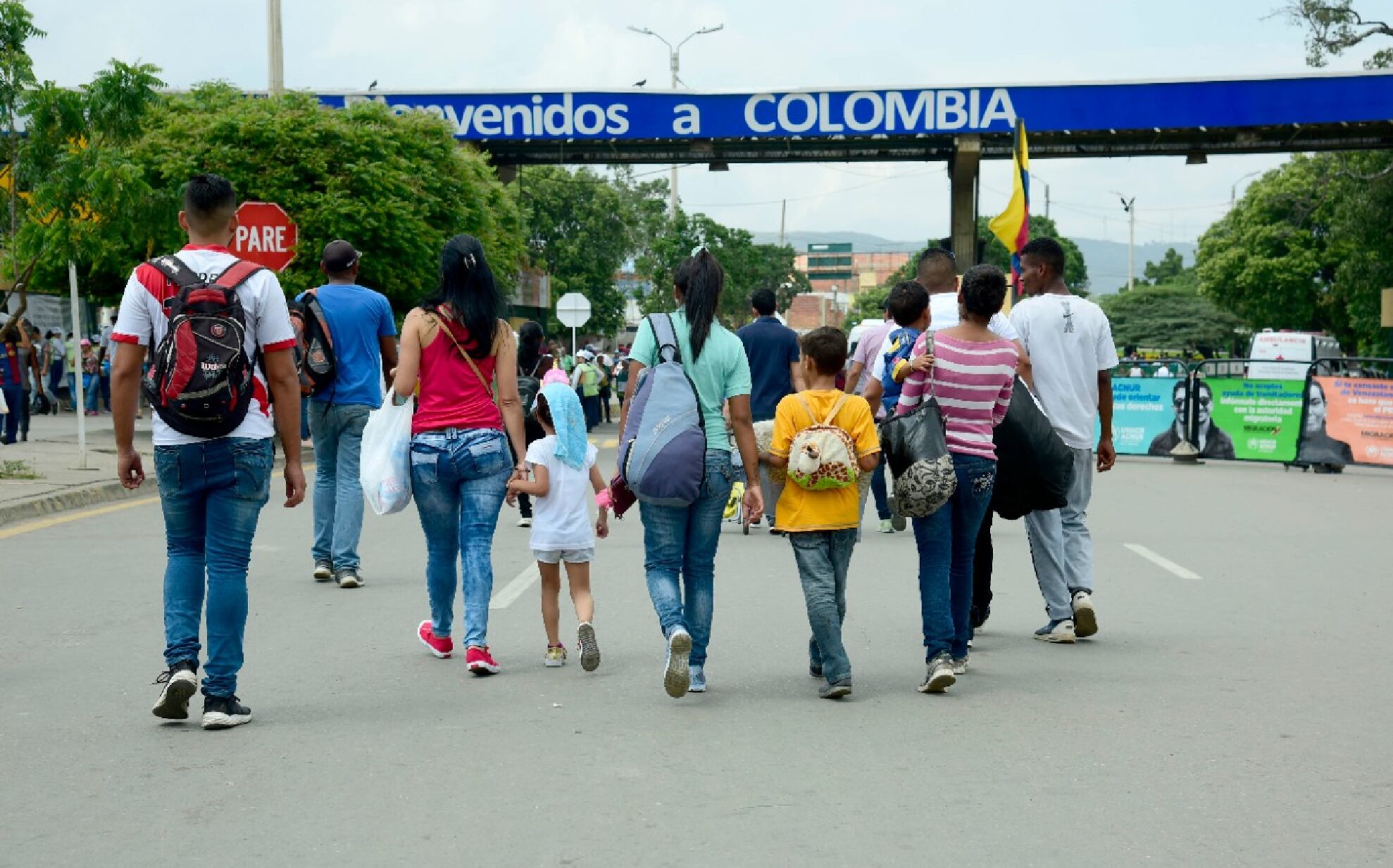 Migrantes venezolanos / Foto: Colprensa.