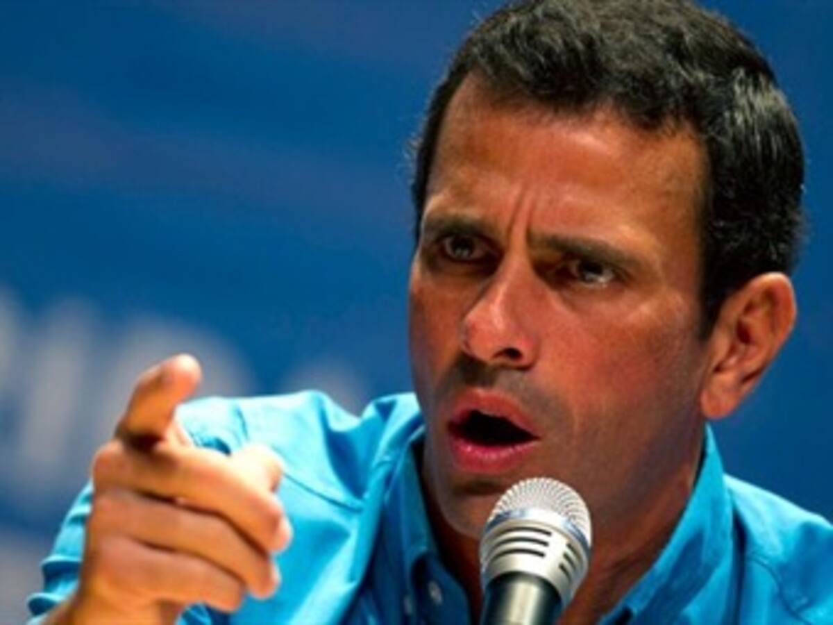 Chavistas comparan a Henrique Capriles con Pablo Escobar