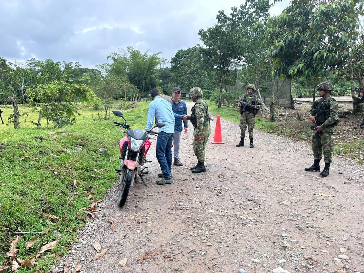 Más de 100 soldados llegaron a Piamonte, Cauca, para reforzar la seguridad