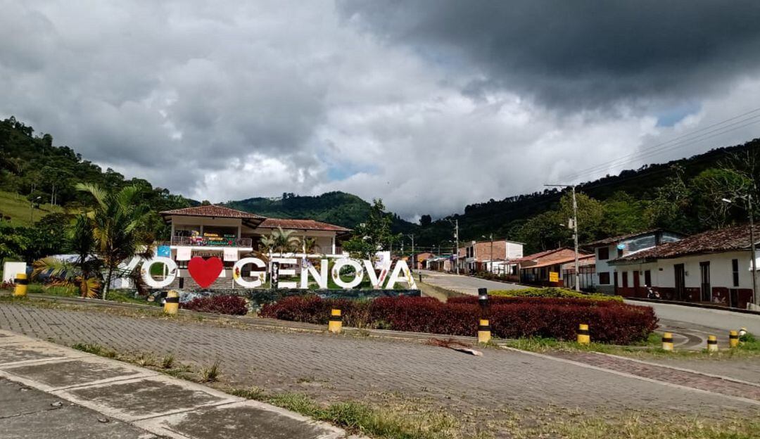 Día nublado en el municipio de Génova 