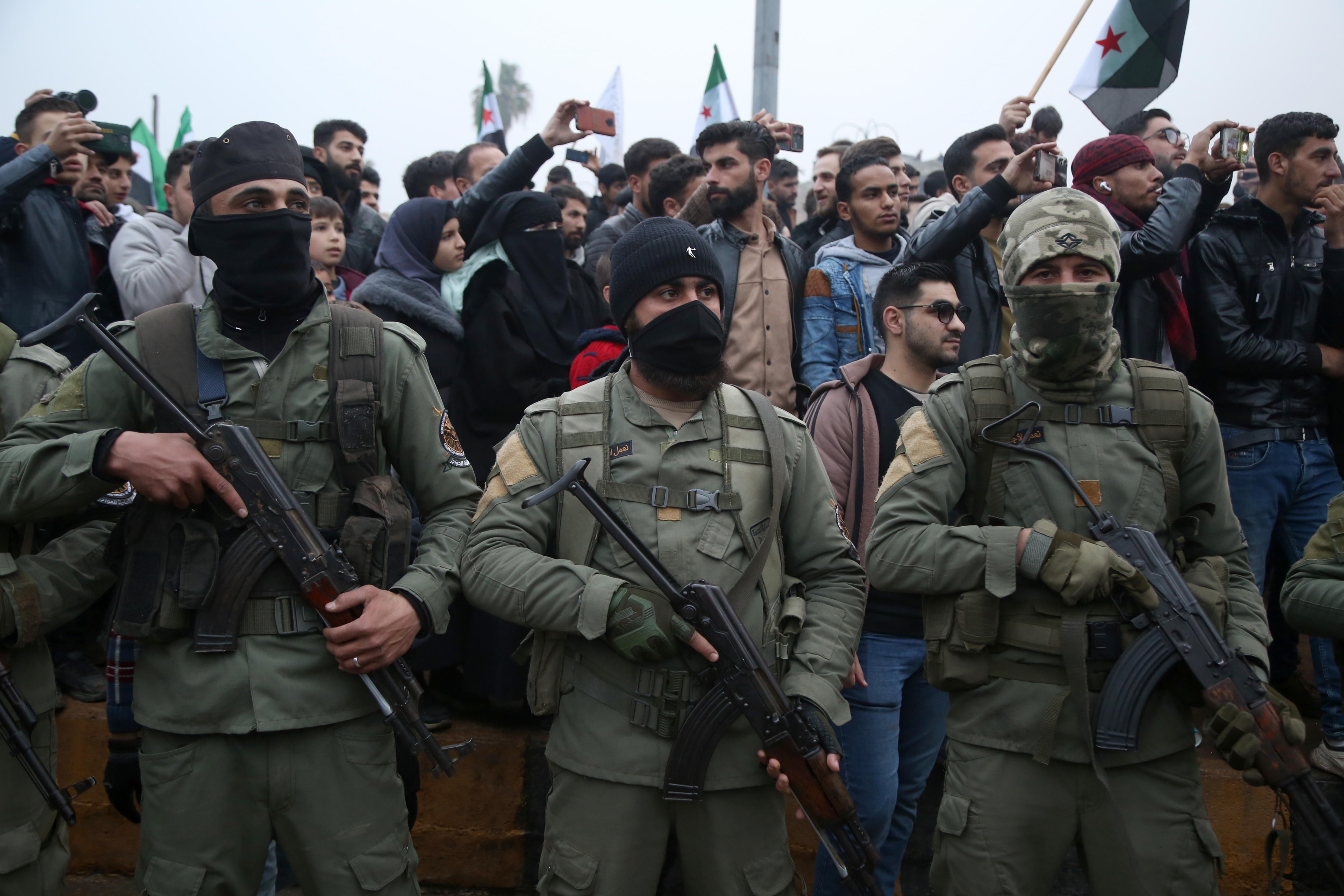 Rebeldes sirios. 
EFE/EPA/BILAL AL HAMMOUD
