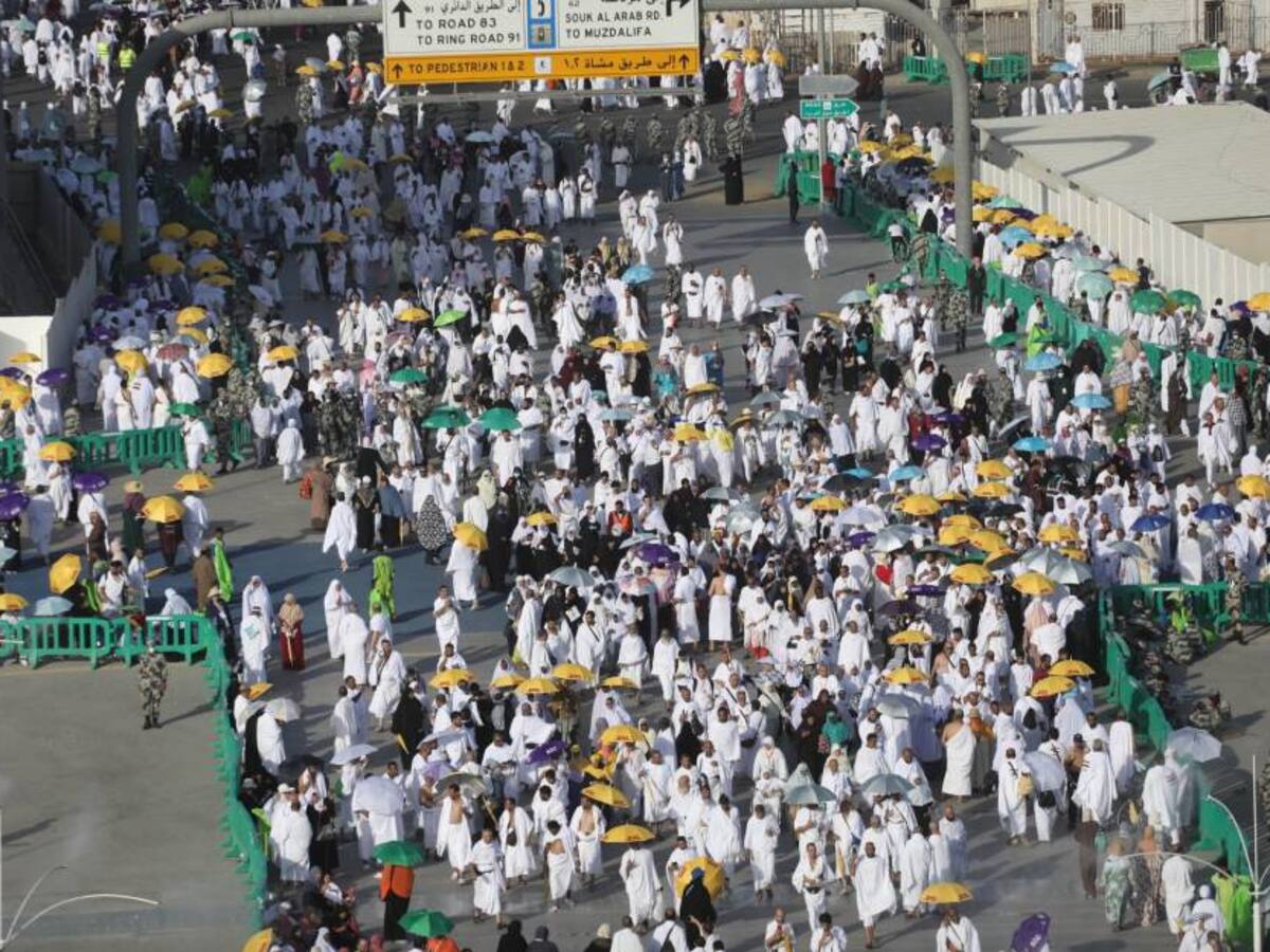 Casi un millón de fieles se reunieron en La Meca para la gran peregrinación anual