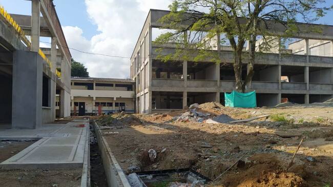 Obras colegio Jorge Eliecer Gaitán