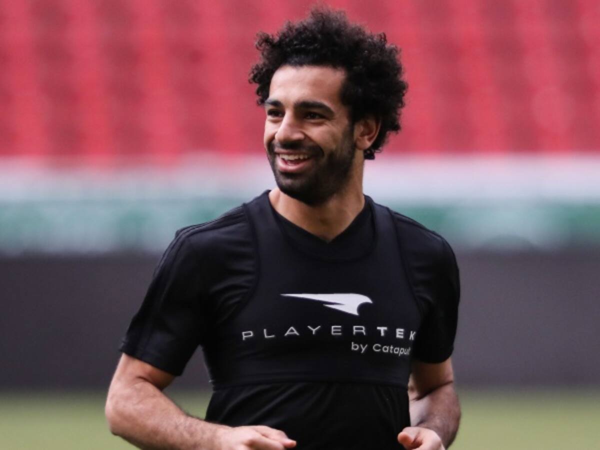 Salah se entrena en solitario antes del debut en el Mundial