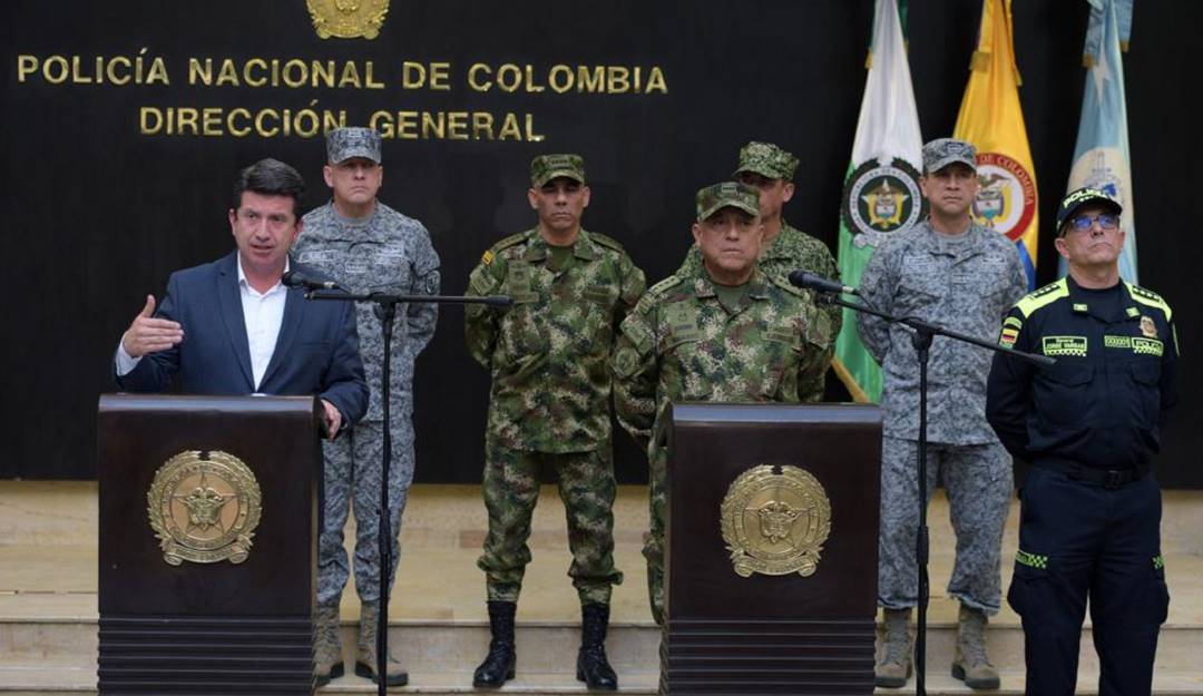 Ministro de la Defensa Diego Molano FOTO MINDEFENSA