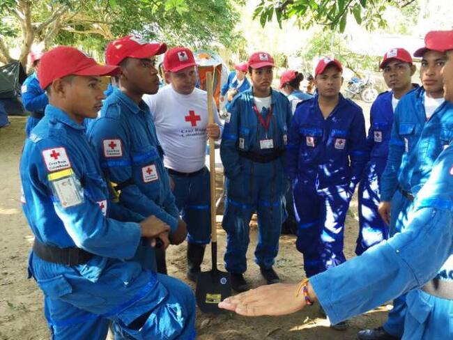 Cruz Roja Bolívar realiza simulacro en los Montes de María