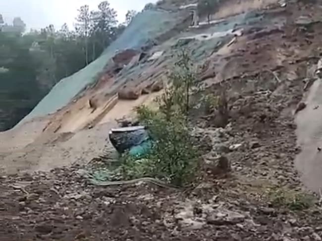 Derrumbes en la vía de La Soberanía