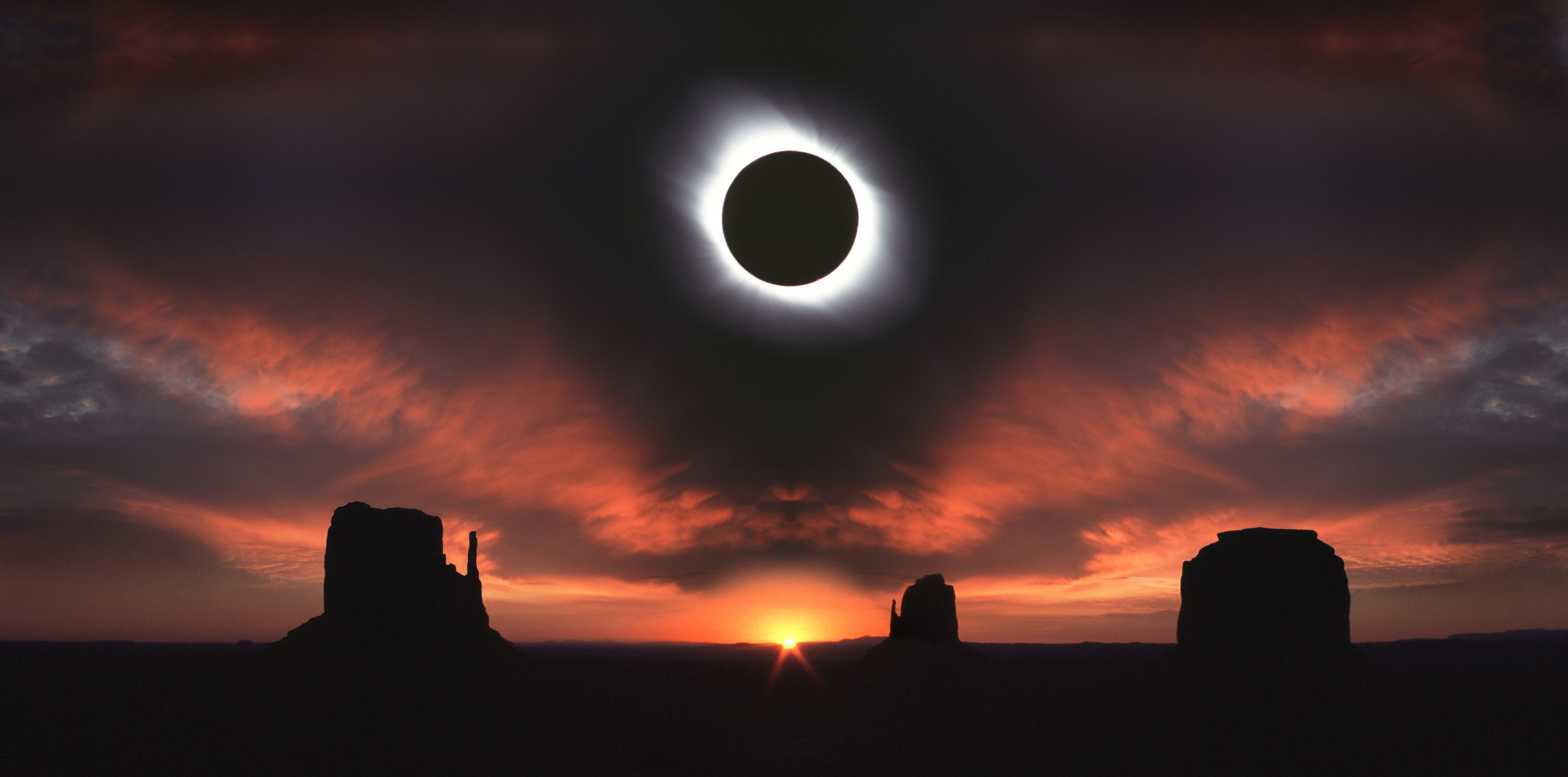 Eclipse total de Sol (Foto vía Getty Images)