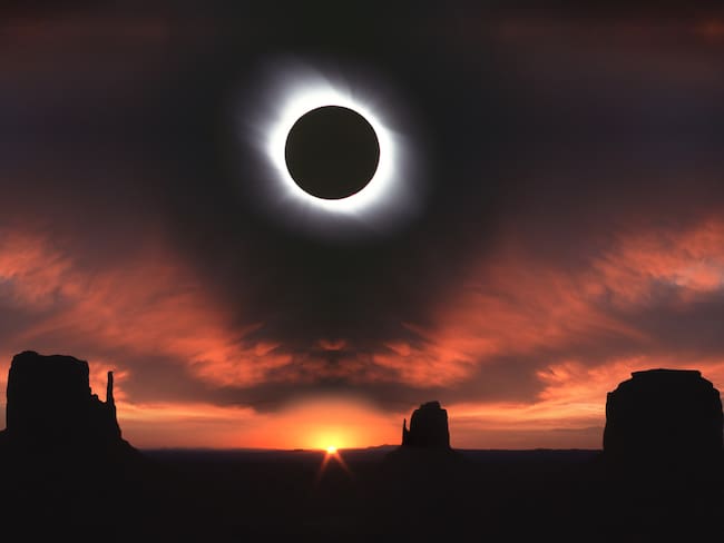 Eclipse total de Sol (Foto vía Getty Images)