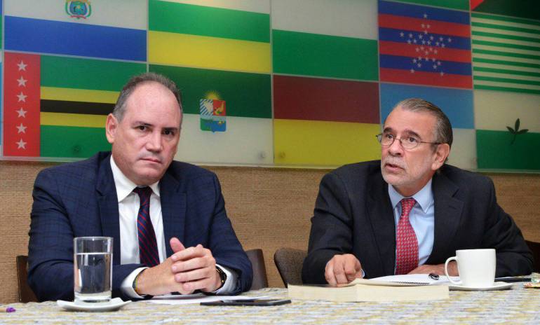 Gobernadores del Cesar y del Atlántico, Francisco Ovalle y Eduardo Verano.