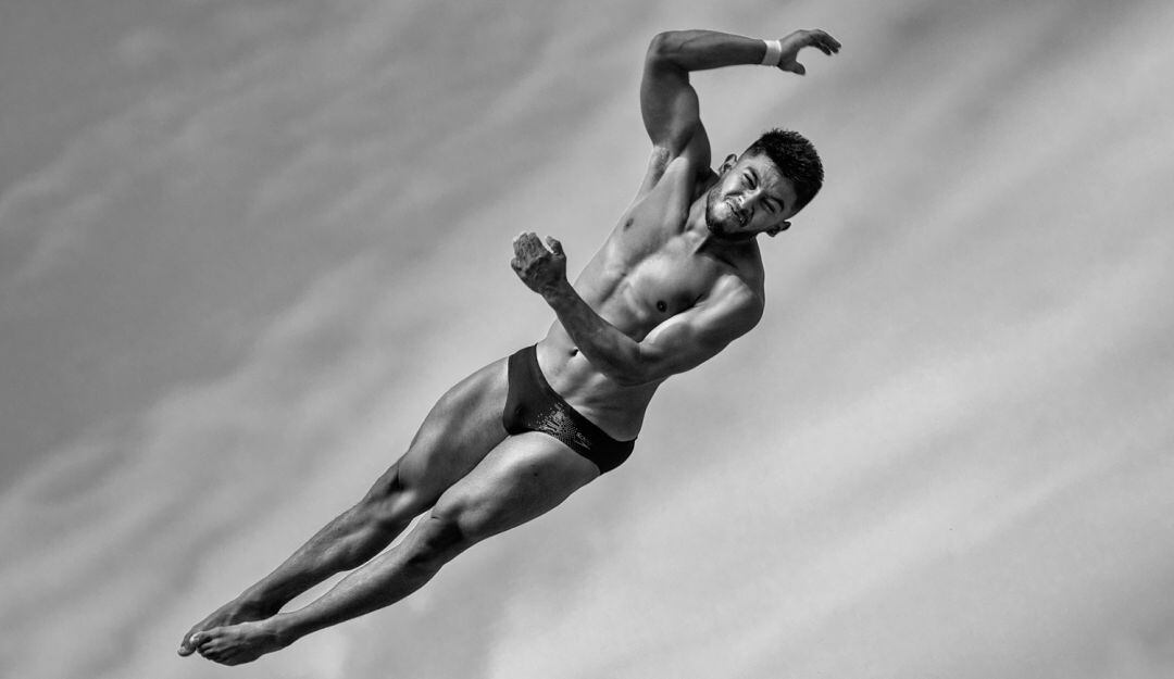 Luis Carlos Guisao es el nombre del clavadista de la foto ganadora